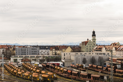 views of the alps from munich © ihorga