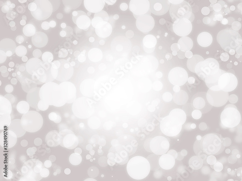 abstract background with white bokeh of illumination