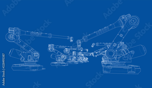 A industral robots manipulators