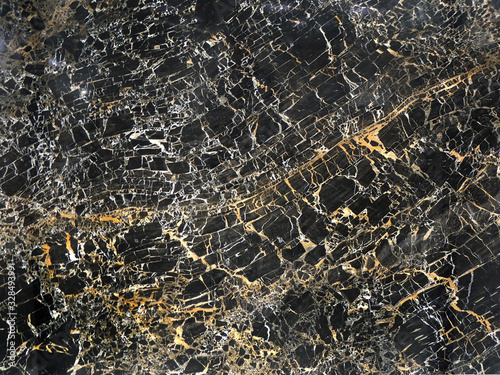 Black Marble Portoro Gold Stone Texture