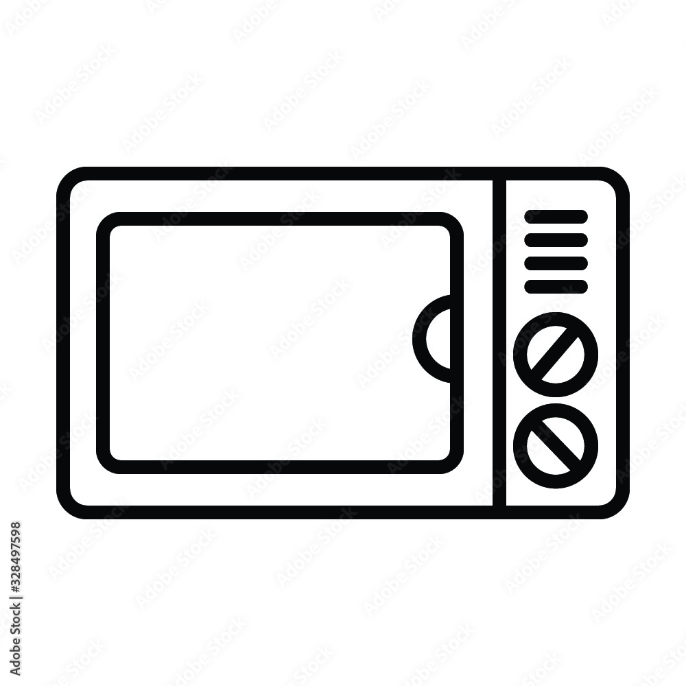 Microwave oven icon vector illustration photo Microwave oven icon vector illustration photo