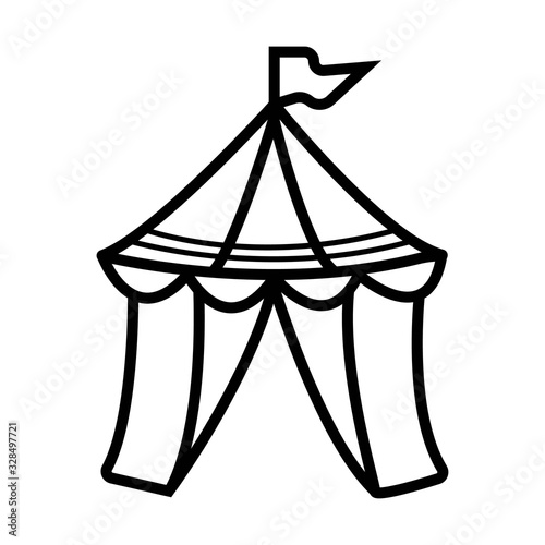 circus icon vector illustration photo © Parviz