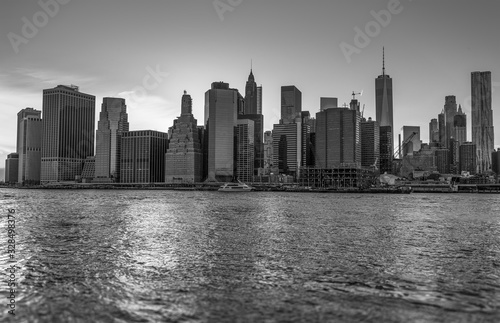 Manhattan through the east river