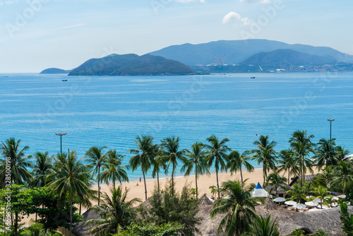 Nha Trang beach, the famous and beautiful travel destination in Vietnam