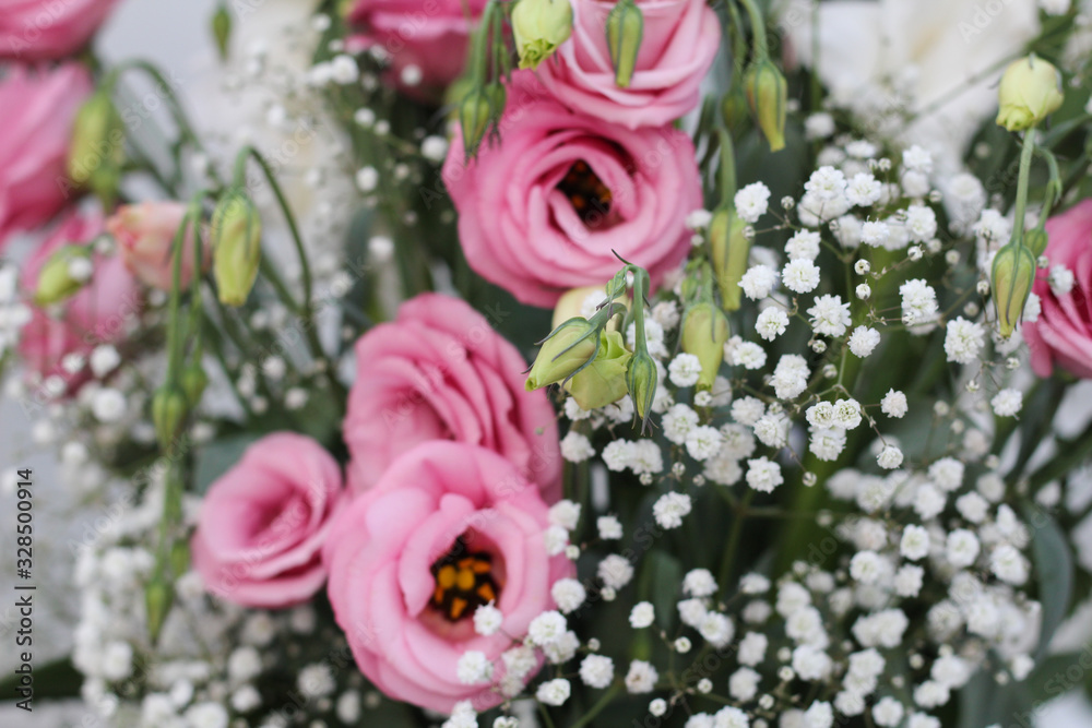 Wedding Flower Detail Closeup Colorful