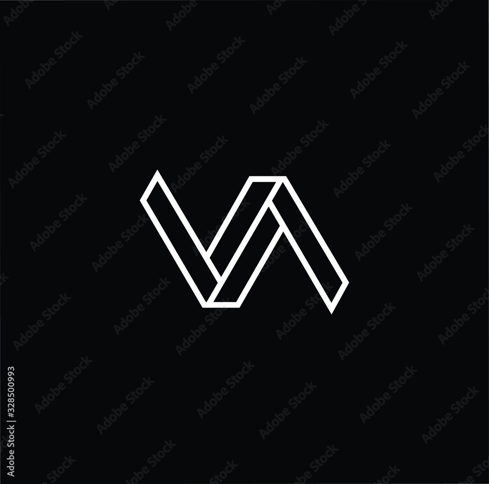 Initial based modern and minimal Logo. AV VA letter trendy fonts monogram icon symbol. Universal professional elegant luxury alphabet vector design Initial based modern and minimal Logo. AV VA letter trendy fonts monogram icon symbol. Universal professional elegant luxury alphabet vector design