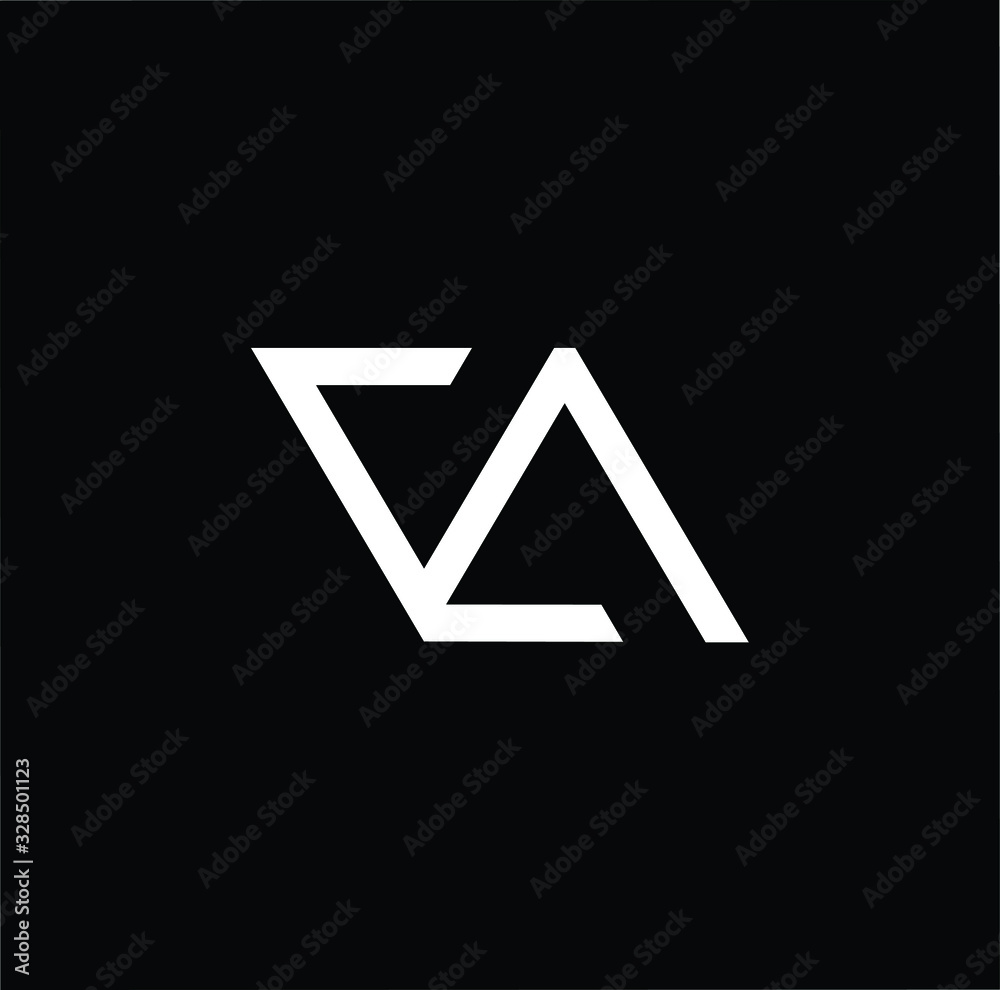 Initial based modern and minimal Logo. VA AV letter trendy fonts monogram icon symbol. Universal professional elegant luxury alphabet vector design Initial based modern and minimal Logo. VA AV letter trendy fonts monogram icon symbol. Universal professional elegant luxury alphabet vector design