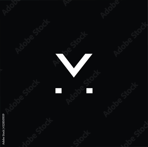 Initial based modern and minimal Logo. M MV VM letter trendy fonts monogram icon symbol. Universal professional elegant luxury alphabet vector design