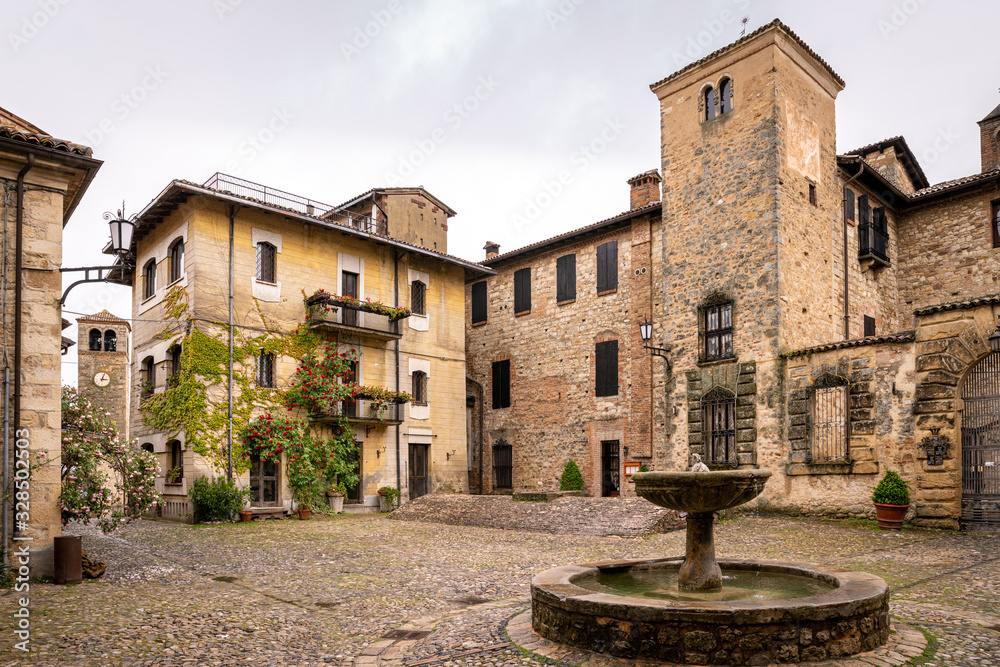 Vigoleno Castle, Vigoleno, Emilia Romagna, Italy