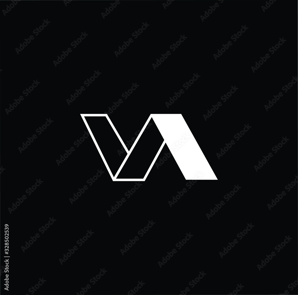 Initial based modern and minimal Logo. AV VA letter trendy fonts monogram icon symbol. Universal professional elegant luxury alphabet vector design Initial based modern and minimal Logo. AV VA letter trendy fonts monogram icon symbol. Universal professional elegant luxury alphabet vector design