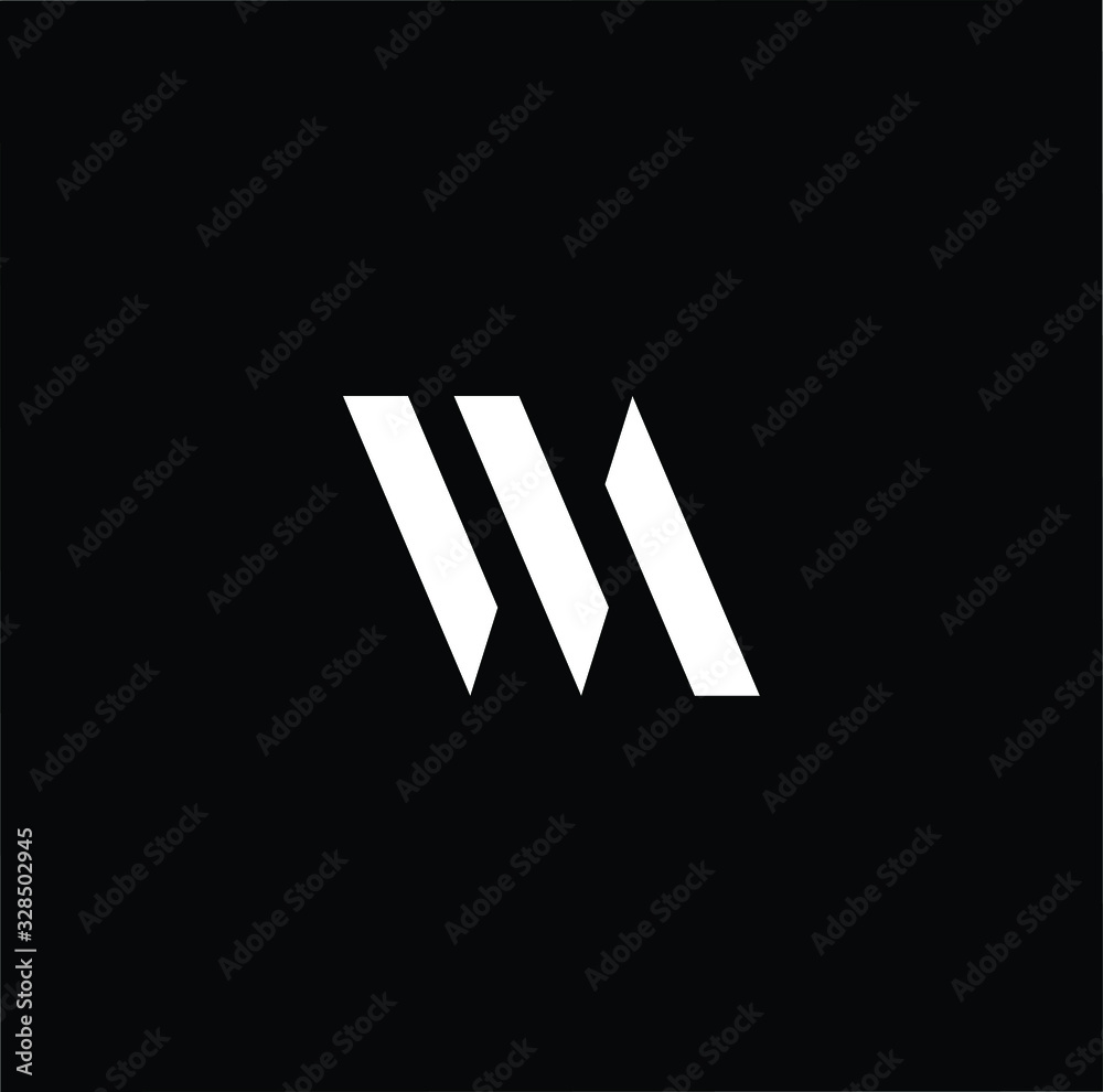 Initial based modern and minimal Logo. AW WA letter trendy fonts monogram icon symbol. Universal professional elegant luxury alphabet vector design