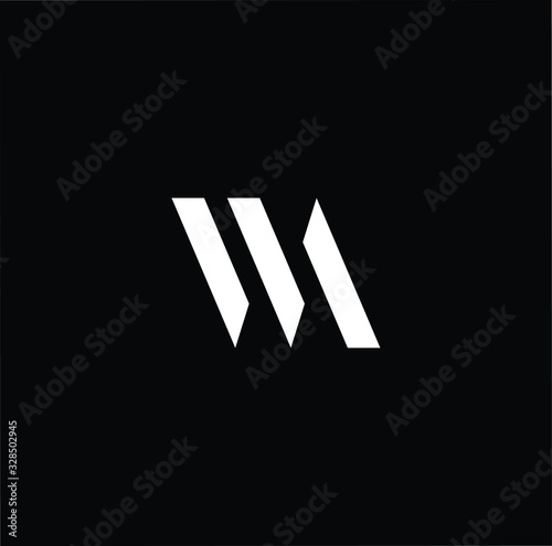 Initial based modern and minimal Logo. AW WA letter trendy fonts monogram icon symbol. Universal professional elegant luxury alphabet vector design