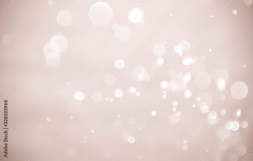 rose gold blur abstract background. bokeh christmas blurred beautiful.