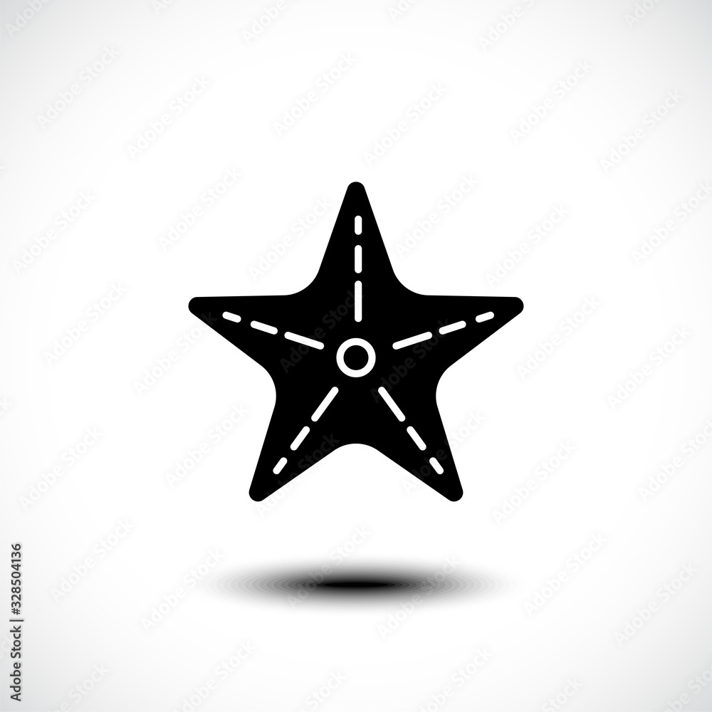 Starfish icon. Vector illustration. eps 10 Starfish icon. Vector illustration. eps 10