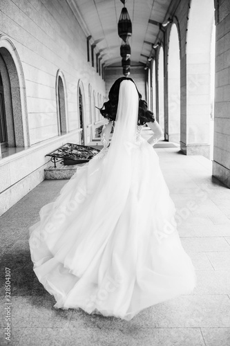 Runaway bride from a wedding