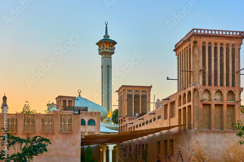 Al Fahidi Historical Neighbourhood in Dubai © Roman Sigaev