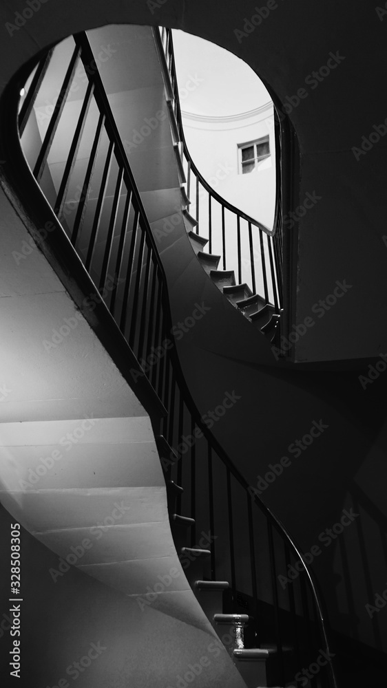 Obraz premium curved stair