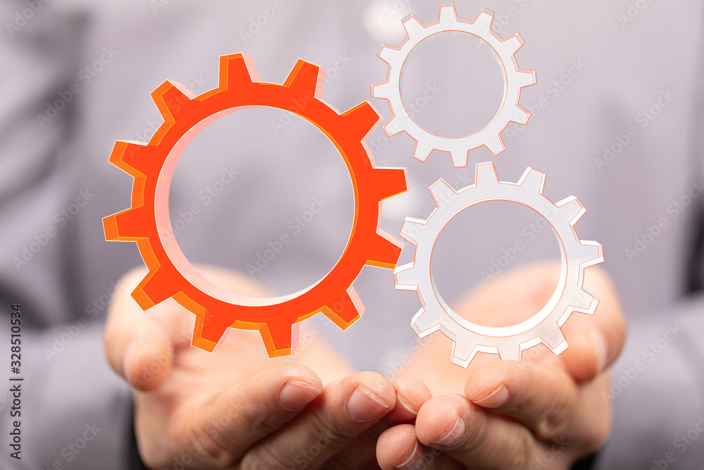 gear Technology setting concept background. gear Technology setting concept background.
