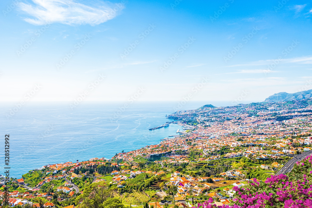 The capital of Madeira Island - Funchal city