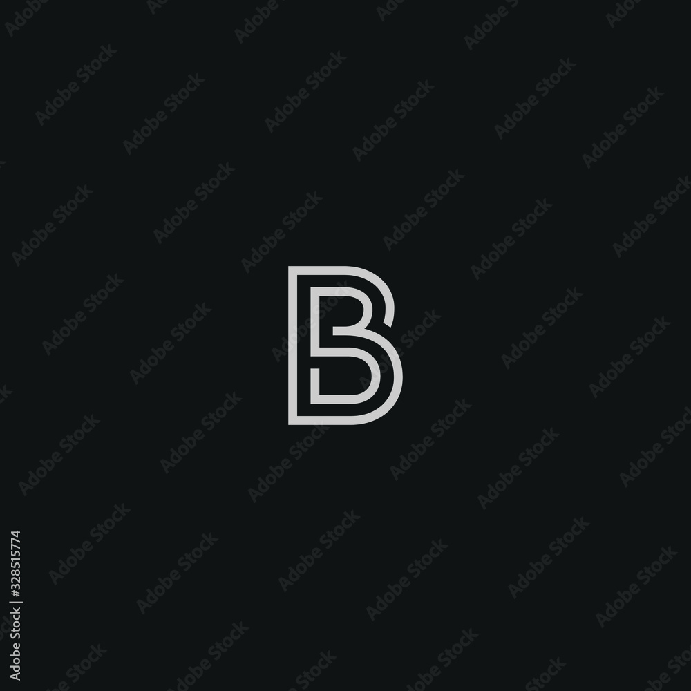 B Letter Triangle Logo Template Illustration Design. B Letter Triangle Logo Template Illustration Design.