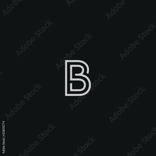 B Letter Triangle Logo Template Illustration Design. © dweepak