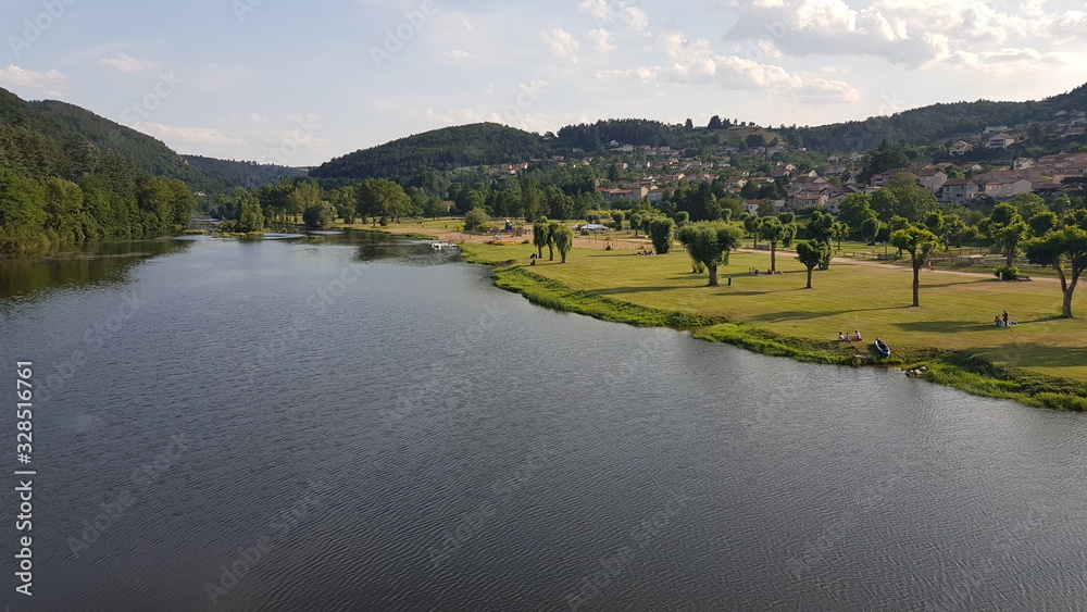Fototapeta premium Aurec sur Loire