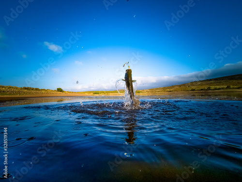 Bass Fishing on lake