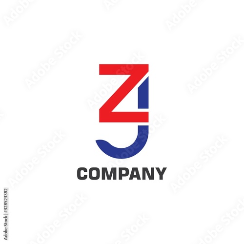 Free Download jz Letter Logo Template Vector - GFXLoad