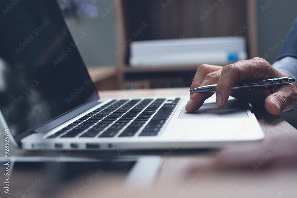 Businessman working in office Businessman working in office