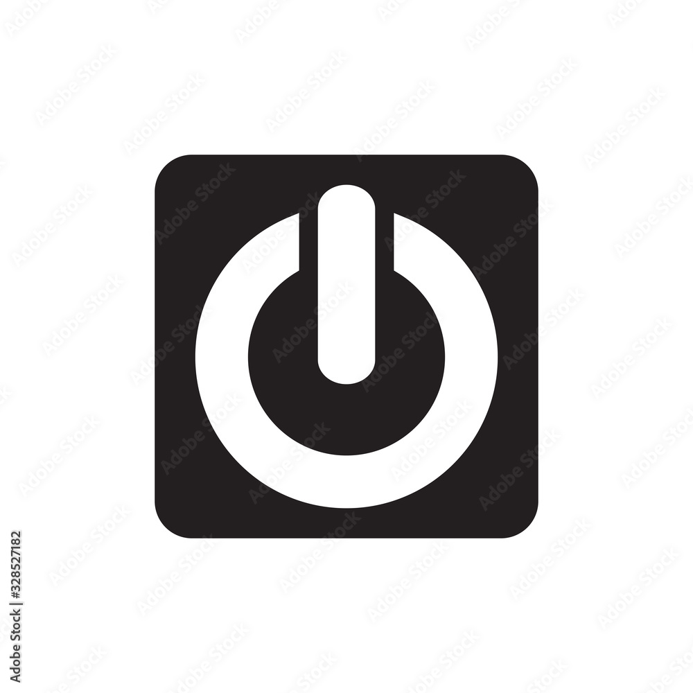 turn off,on icon vector template