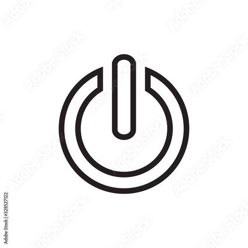 turn off,on icon vector template