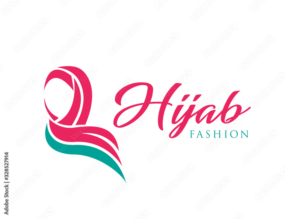 Muslim fashion logo template, muslim for hijab fashion store, vector ...