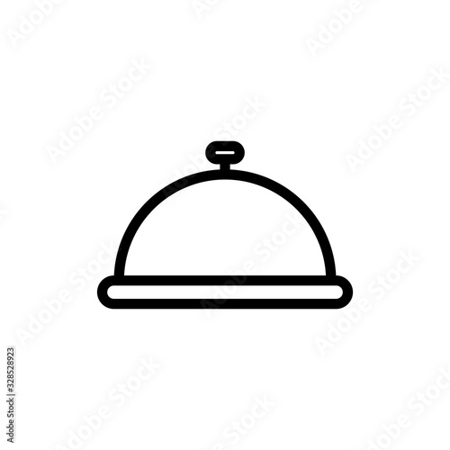 tray food icon vector template