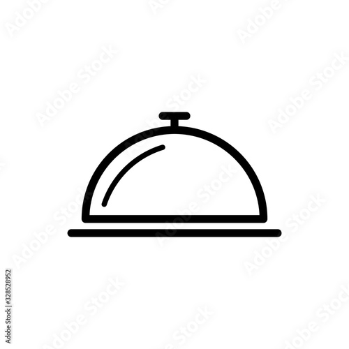 tray food icon vector template