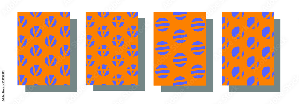 set of patterns cards. abstract vector. geometrc set of patterns cards. abstract vector. geometrc