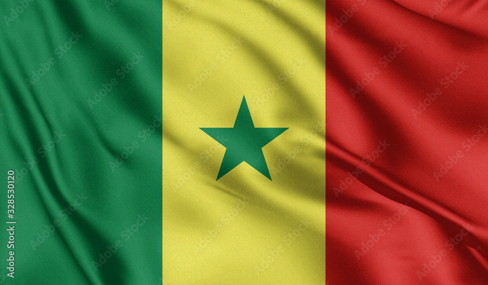 Waving color flag. Silk texure. 3d illustration. Waving color flag. Silk texure. 3d illustration.