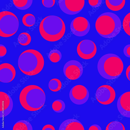 seamless background with colorful abstract shapes. vector pattern