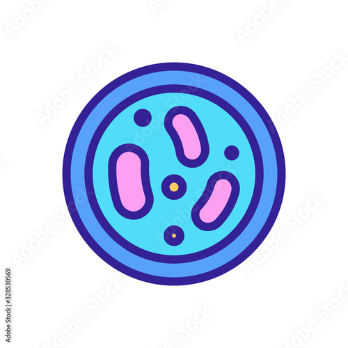 probiotic icon vector. Thin line sign. Isolated contour symbol illustration