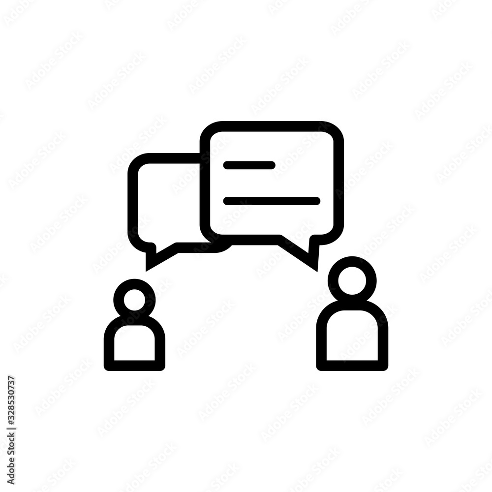 user speech chat bubble icon vector