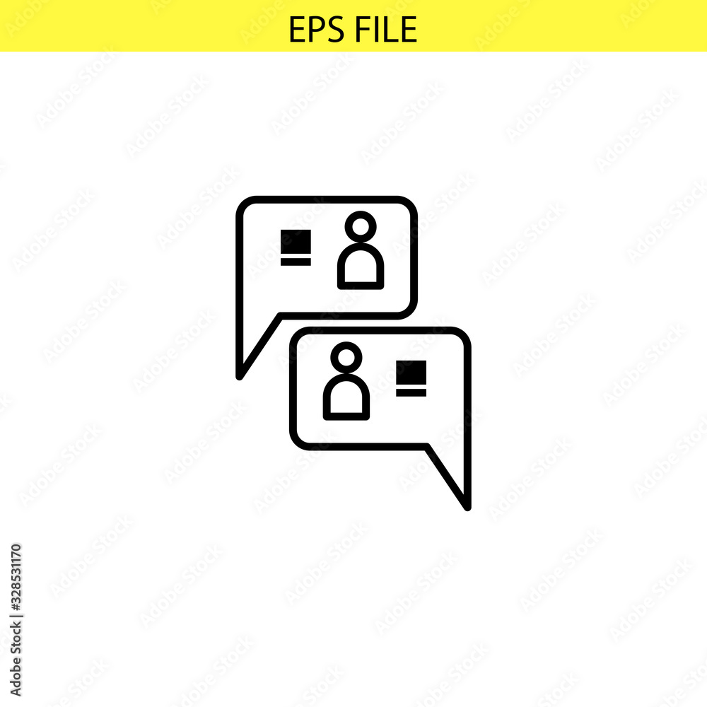 Social channels icon. EPS vector file Social channels icon. EPS vector file