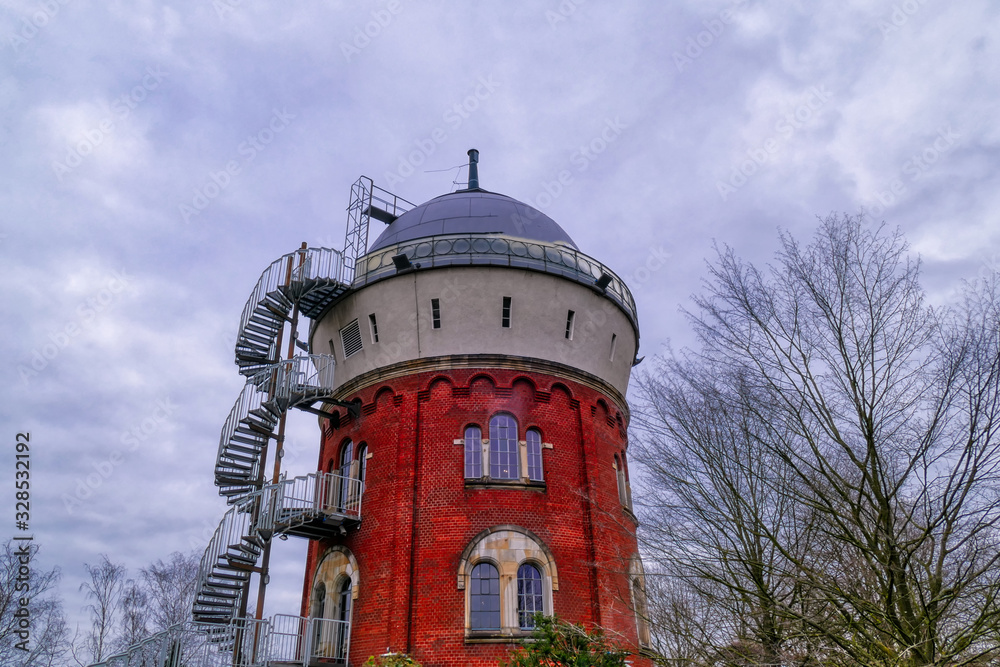 Historischer Wasserturm in Mülheim an der Ruhr