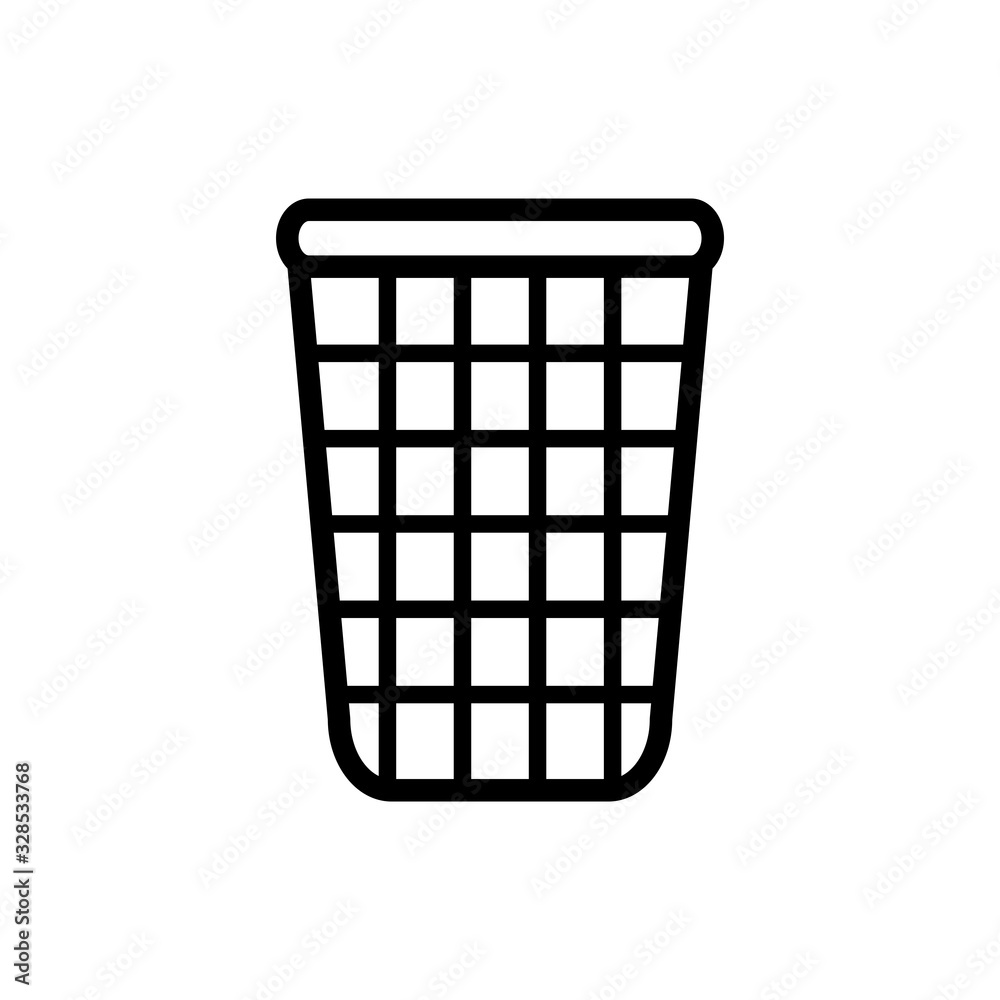 trash can icon vector template trash can icon vector template