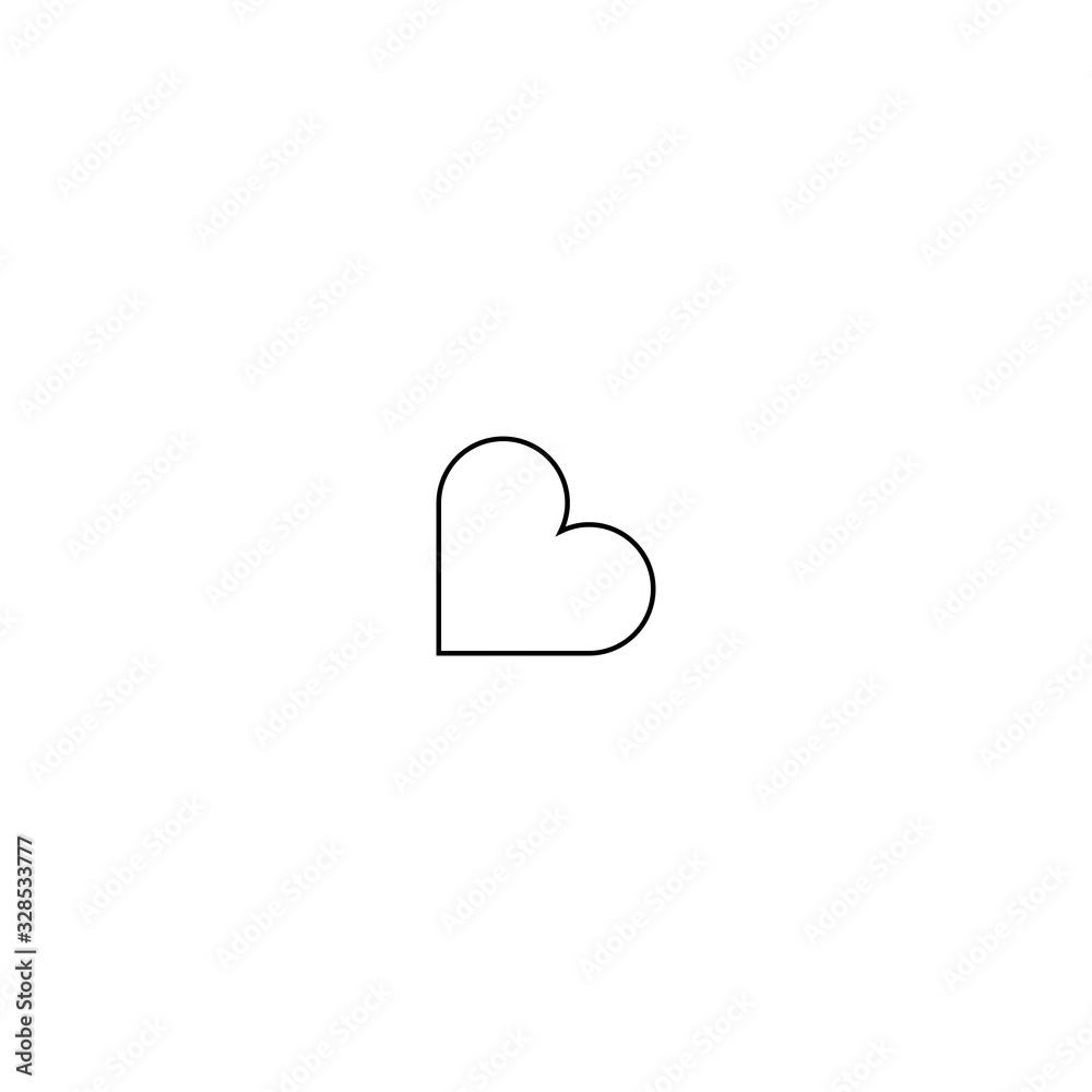 Heart icon. Thumb button. Social media button. Logo design element. Heart icon. Thumb button. Social media button. Logo design element.