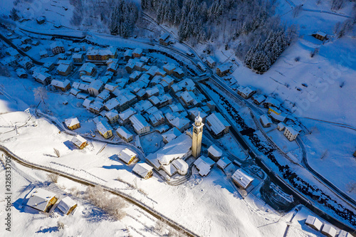 Gerola Alta - Valgerola - Valtellina (IT) - Aerial view photo