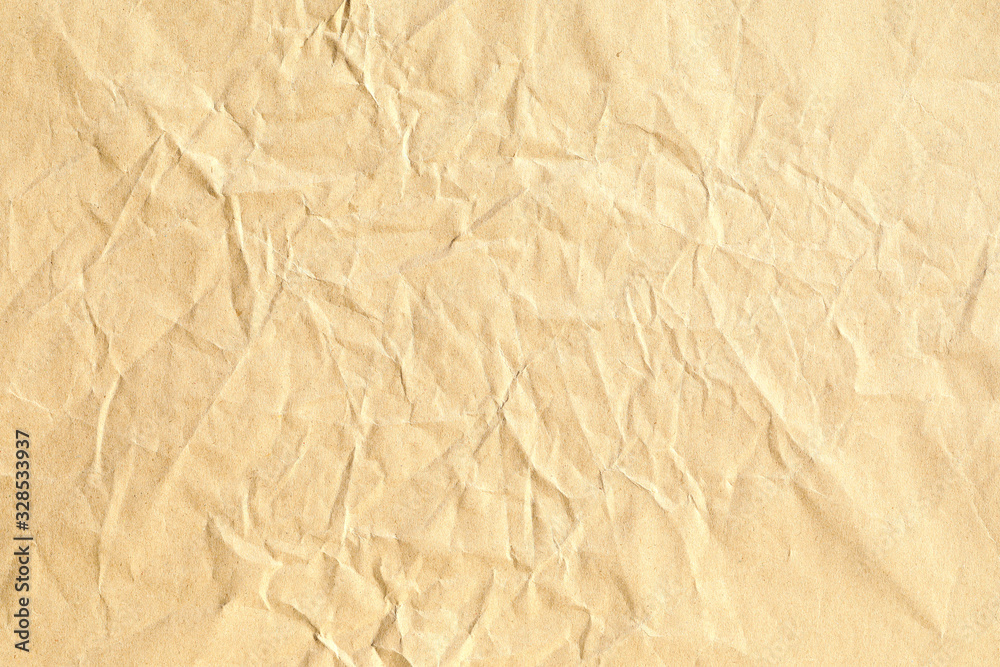 Crumpled brown paper background texture Crumpled brown paper background texture