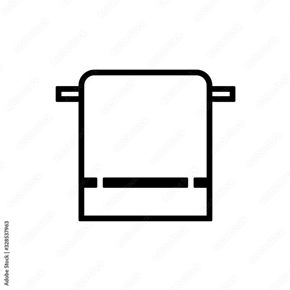 towel icon vector template towel icon vector template