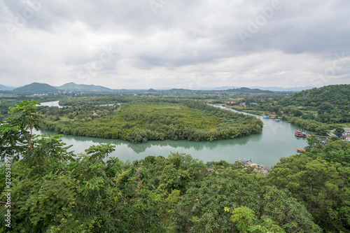 ASIA THAILAND PRANBURI LANDSCAPE RIVER