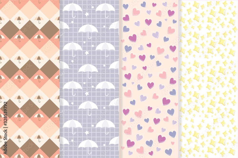 Seamless pattern sweet pastel color Seamless pattern sweet pastel color