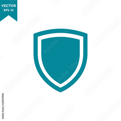 shield icon vector logo template in trendy flat design Free Download shield icon vector logo template in trendy flat design - GFXLoad