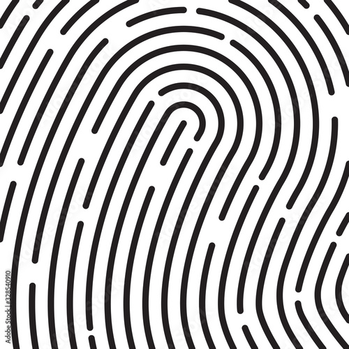 black fingerprint background- vector illustration
